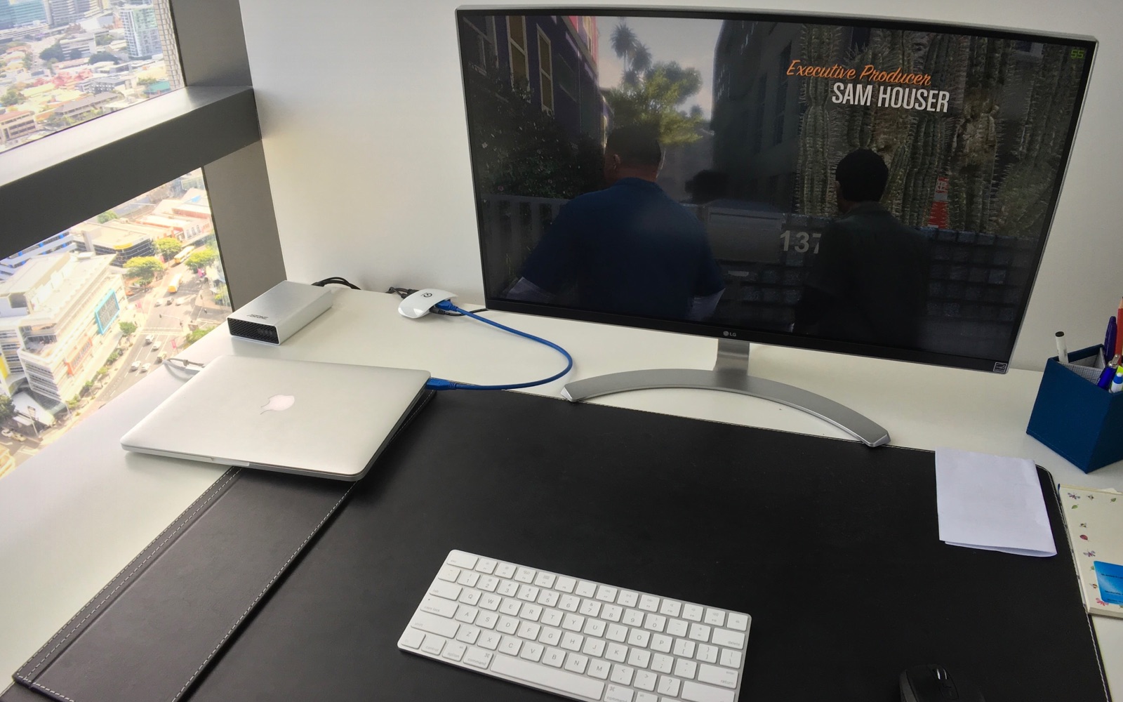 Grand Theft Auto 5 running on the 2013 Macbook Pro